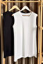 Crew Neck Zero Sleeve Undershirt Tunic
