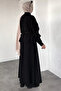Hijab Drawstring Detailed Waist Tie Tunic Skirt Double Set - 3