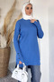 Gülseli Crew Neck Hijab Knitwear Tunic - 4
