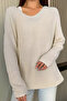 V-neck loose knit blouse (compatible with s, m, l, xl) - 2