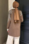 Shoulder Stone Decorated Hijab Knitwear Cardigan - 4