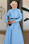 Gülseli Shirt Skirt Hijab Double Set (Shirt Without Lining, Skirt with Lining) - 4