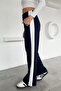 Women's Sweatpants with Elastic Waist and Side Stripe Detail - 2