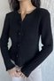 Floral Button Detailed Knitwear Cardigan (Available in S, M, L) - 3