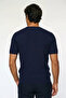Men's Crew Neck Patterned Knitwear T-Shirt - 2