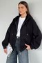 Gülseli Women's Front Zipper Hooded Embroidery and Stone Detailed Embroidered Sweatshirt - 3