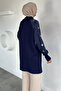 Gülseli Stone Detailed Sleeve Hijab Tunic - 4