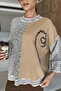 Women's Self-Patterned Knitwear Sweater - 2