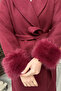 Hooded Belted Sleeve End Plush Detailed Hijab Coat - 6