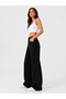 Women's Black Color Palazzo Jean Pants - 4