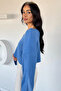V-Neck Crop Top Loose Knit Blouse - 4