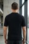 Men's Polo Collar Half Zip Knitwear T-Shirt - 2