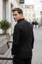 Men's Single Pocket Long Sleeve Lycra Oversize Shirt - 3