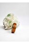 Red Gold Sparkling Epoxy Design Ring Size 17 - 2
