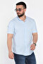 Striped Short Sleeve Men's Shirt - 2