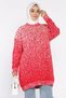 Crew Neck Double Colored Hijab Knitwear Tunic (Available in Sizes S-M-L-Xl.)