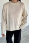 Women's Crew Neck Knit Sweater - 2