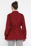 Women's Loose Shirt with Waist Belt Detail - 3