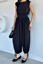 Lace-Up Leggings Jumpsuit - 2