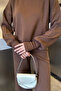 Crop Sweater Trousers Knitwear Two-Piece Set - 4
