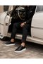 Fv006 Men's Black Genuine Leather Sneaker - 7