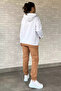 Embroidered Kangaroo Pocket Women's Shardonlu Tracksuit Set - 3