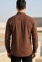 Men's Long Sleeve Linen Shirt - 2