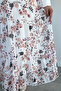 Patterned Chiffon Hijab Skirt with Elastic Waist - 3