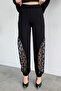Elastic Cuffed Lace Detailed Sweatpants - 3