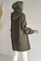 Hooded Zippered Seasonal Hijab Cap - 3