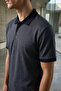 Polo Collar T-Shirt with Front Button Pockets