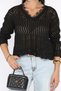 Gülseli Women's V-Neck Knitwear Blouse - 3