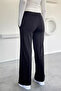 Women's Elastic Waist Double Pocket Palazzo Sweatpants - 4
