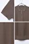 Men's Polo Collar Half Zipper Patterned Knitwear T-Shirt - 3