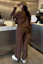 Crop Sweater Trousers Knitwear Two-Piece Set - 5