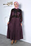 Gülseli Double Pocket Jacket Dress Hijab Two-Piece Set - 2