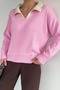 Gülseli Polo Collar Casual Knitwear Blouse (Available in S, M, L, XL) - 3