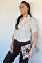 Women's Embroidered Linen Shirt