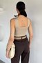 Square Collar Strappy Lycra Women's Knitwear Blouse (Available in S, M, L) - 4