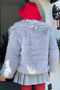Women's Loose Bearded Fur Lined Coat - 4