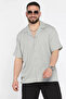 Apaş Collar Short Sleeve Men's Shirt