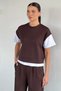 Women's Elastic Waist Trousers and Blouse Two-Piece Set - 3