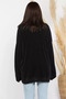 Crew Neck Women's Bearded Knitwear Sweater - 3