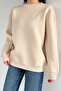 Women's Three Thread Ribbed Crew Neck Sweatshirt - 4