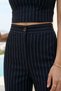 Women's Striped Bustier Trousers Double Set - 4