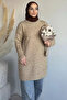 Gülseli Glittery Hijab Knitwear Tunic - 3