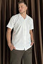 Apaş Collar Slim Fit Men's Short Sleeve Shirt