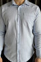 Single Pocket Snap Button Men's Long Sleeve Shirt - 4