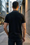 Men's Polo Collar Half Zipper T-Shirt - 2