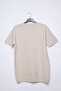 Men's Crew Neck Patterned Knitwear T-Shirt - 4